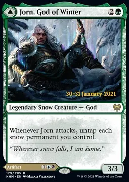 Jorn, God of Winter // Kaldring, the Rimestaff