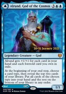 Alrund, God of the Cosmos // Hakka, Whispering Raven