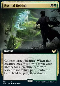 Rushed Rebirth