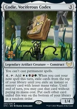 Codie, Vociferous Codex