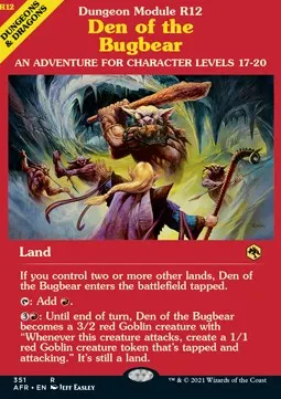 Den of the Bugbear