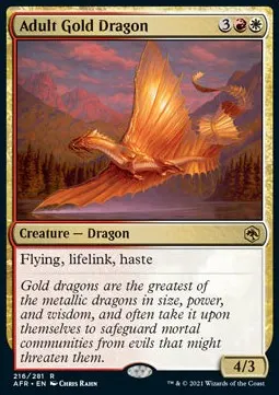 Adult Gold Dragon