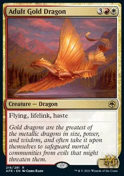 Adult Gold Dragon