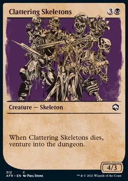 Clattering Skeletons