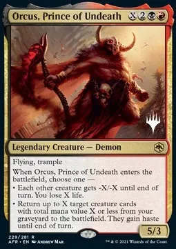 Orcus, Prince of Undeath