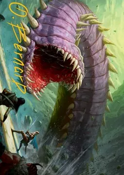 Art Series: Purple Worm