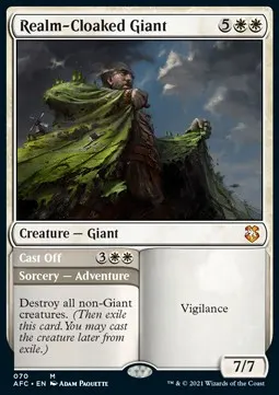 Realm-Cloaked Giant // Cast Off