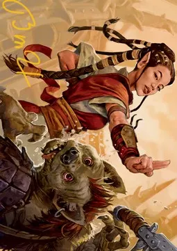 Art Series: Half-Elf Monk
