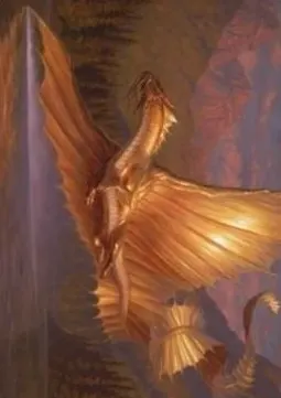 Art Series: Adult Gold Dragon