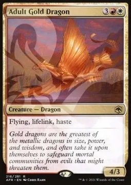 Adult Gold Dragon