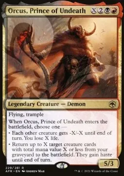 Orcus, Prince of Undeath