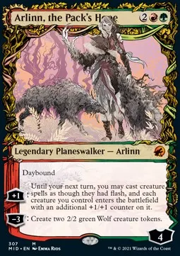 Arlinn, the Pack's Hope // Arlinn, the Moon's Fury