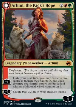 Arlinn, the Pack's Hope // Arlinn, the Moon's Fury