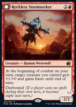 Reckless Stormseeker // Storm-Charged Slasher