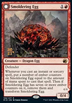Smoldering Egg // Ashmouth Dragon