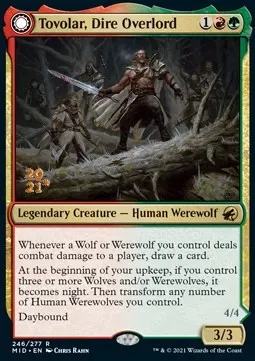Tovolar, Dire Overlord // Tovolar, the Midnight Scourge