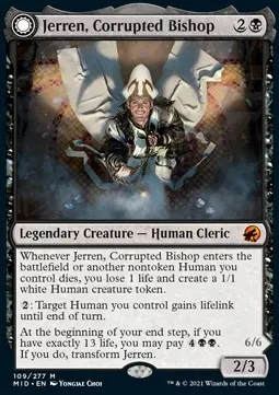 Jerren, Corrupted Bishop // Ormendahl, the Corrupter