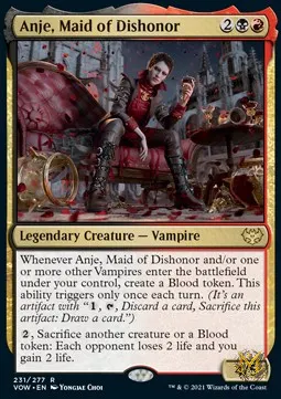 Anje, Maid of Dishonor