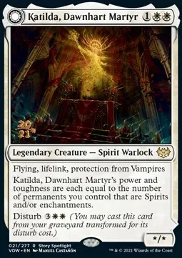 Katilda, Dawnhart Martyr // Katilda's Rising Dawn