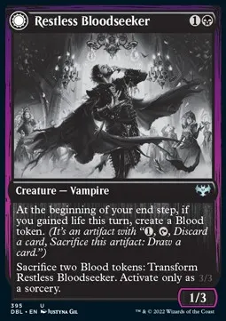 Restless Bloodseeker // Bloodsoaked Reveler