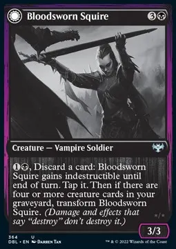 Bloodsworn Squire // Bloodsworn Knight