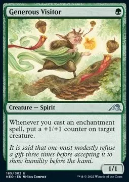 Generous Visitor
