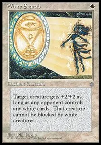 White Scarab
