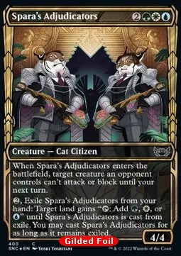 Spara's Adjudicators
