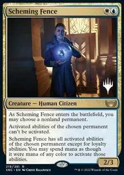 Scheming Fence
