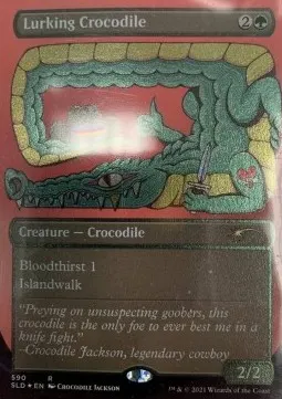 Lurking Crocodile