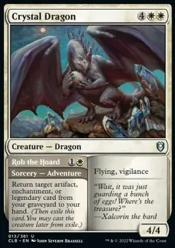 Crystal Dragon // Rob the Hoard