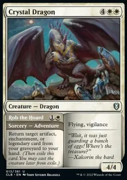 Crystal Dragon // Rob the Hoard