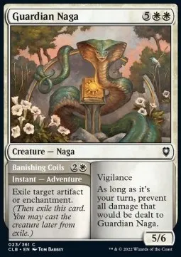 Guardian Naga // Banishing Coils