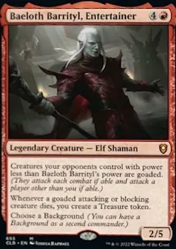 Baeloth Barrityl, Entertainer