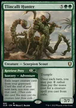 Tlincalli Hunter // Retrieve Prey