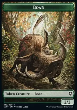 Boar // Treasure