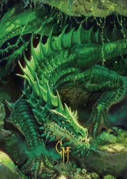 Art Series: Lurking Green Dragon