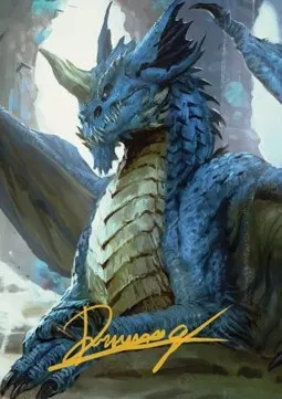 Art Series: Young Blue Dragon