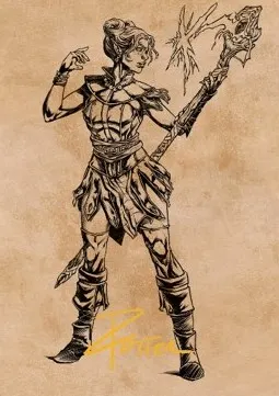 Art Series: Neera, Wild Mage