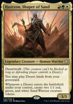 Hazezon, Shaper of Sand