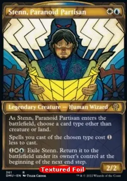 Stenn, Paranoid Partisan