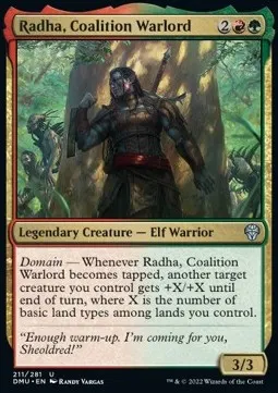 Radha, Coalition Warlord