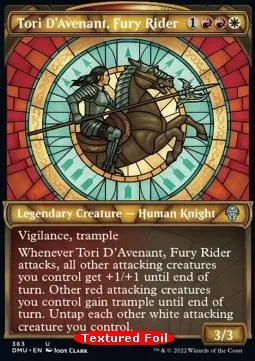 Tori D'Avenant, Fury Rider
