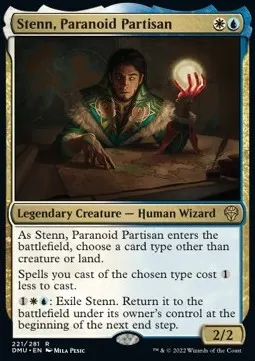 Stenn, Paranoid Partisan