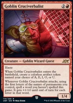 Goblin Cruciverbalist