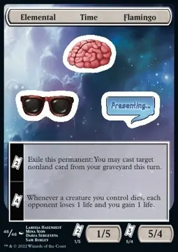 Elemental Time Flamingo