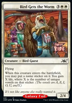 ________ Bird Gets the Worm