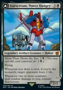 Starscream, Power Hungry // Starscream, Seeker Leader