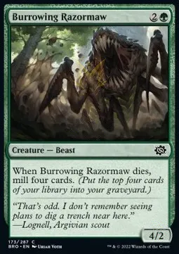 Burrowing Razormaw