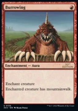 Burrowing